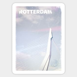 Vintage Rotterdam Poster | Places of the World Sticker